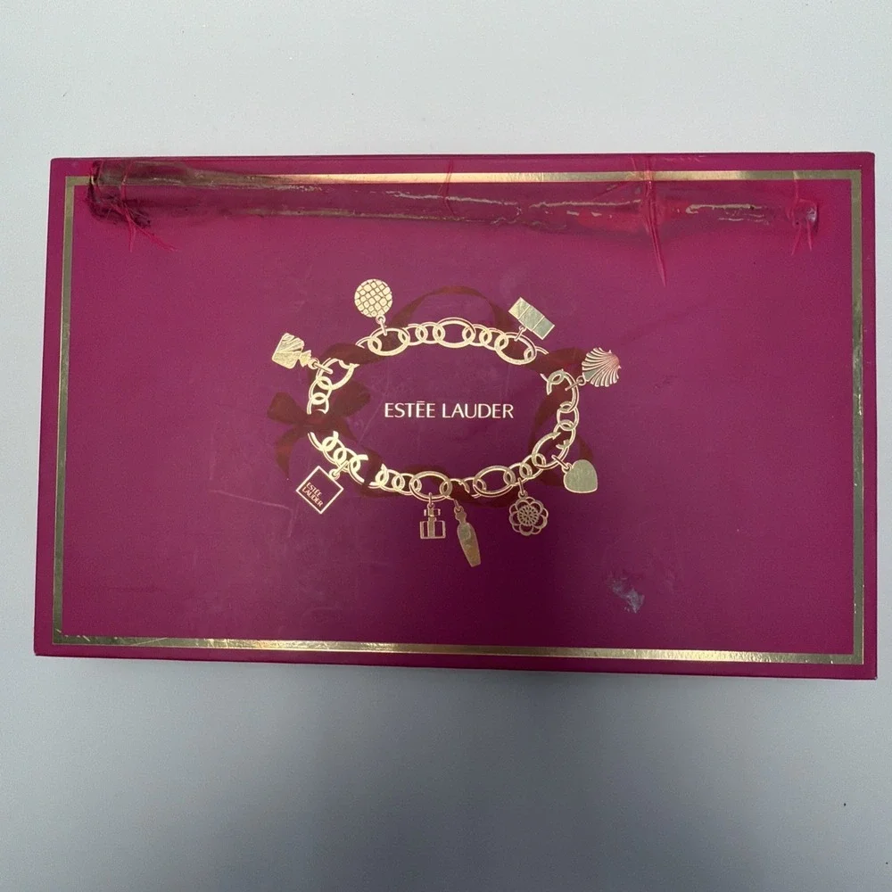 Estée Lauder Makeup Palette Gift Box 16 Lip 30 Shadow 4 Blush -Box Has Wear